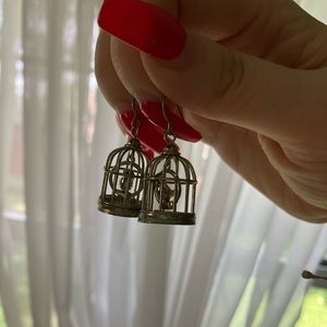 Birdcage earrings